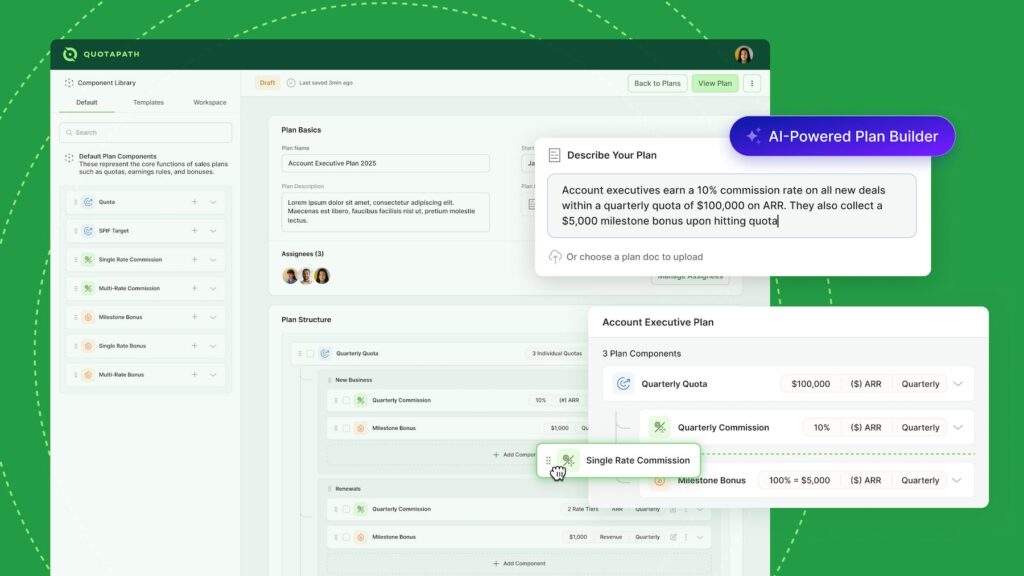 AI in sales, AI-Powered comp plan builder