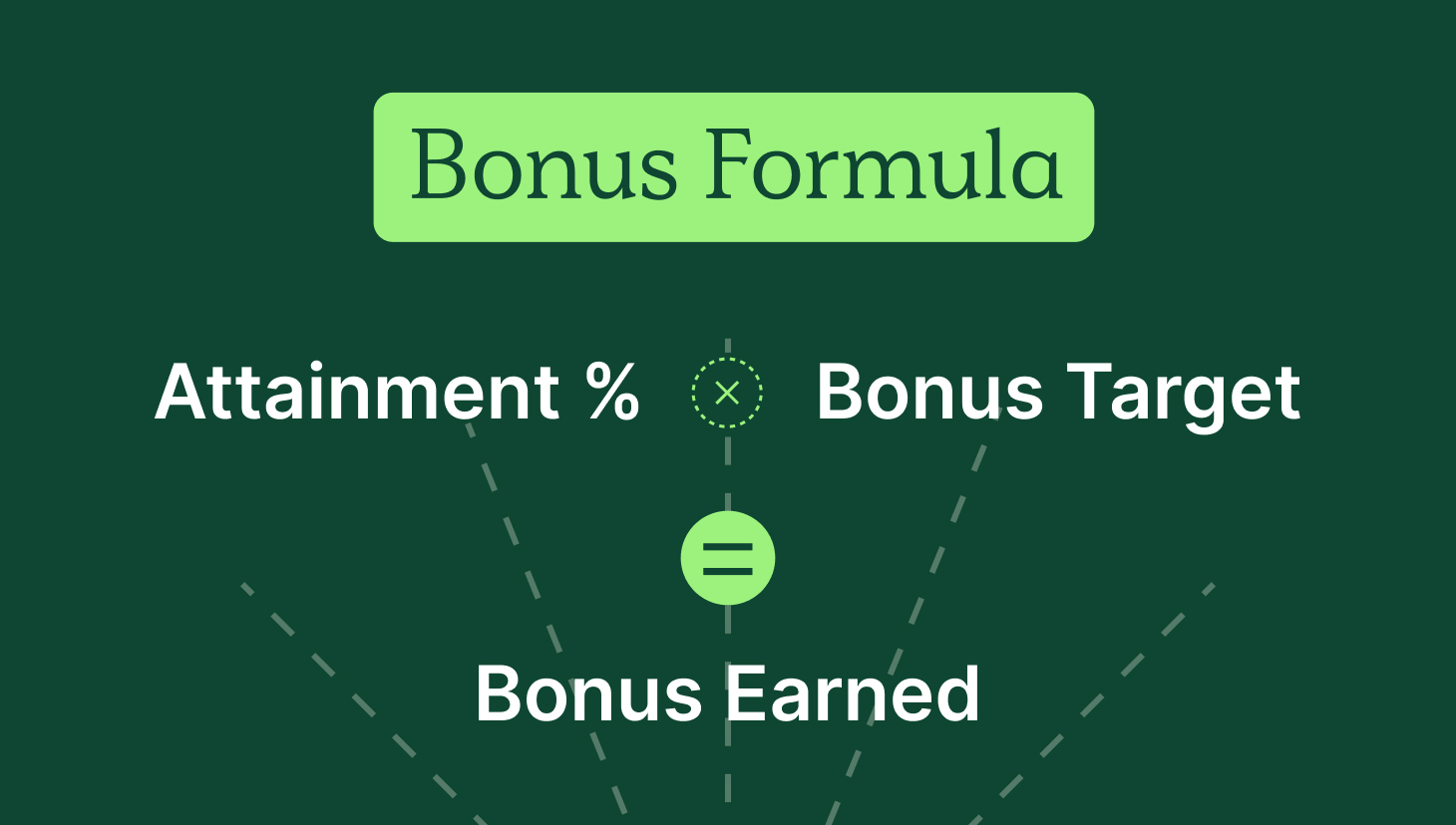 how to calculate a sales bonus