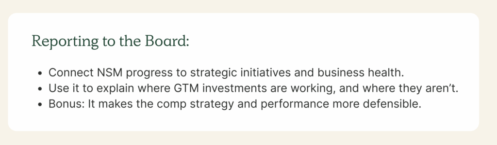north star metric alignment and communication
