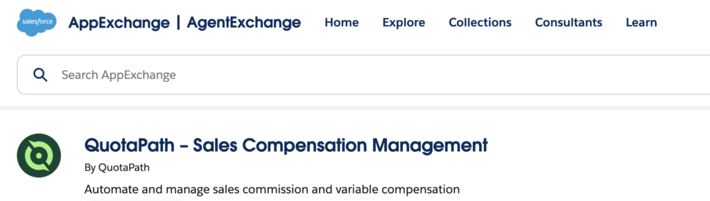 QuotaPath salesforce